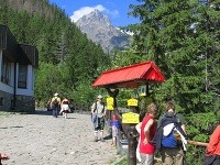Hrebienok býva východiskovým bodom pre mnohé túry Hrebienok býva východiskovým bodom pre mnohé túry