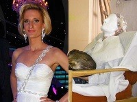 Adela Banášová a jej dve podoby. Adela Banášová a jej dve podoby.
