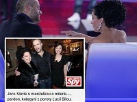 Jaro Slávik a Lucie Bílá sú podľa tvrdení českého týždenníka milenci. Jaro Slávik a Lucie Bílá sú podľa tvrdení českého týždenníka milenci.