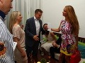 Debata sa točila aj okolo rastúceho bruška Andrey Heringovej. Debata sa točila aj okolo rastúceho bruška Andrey Heringovej.