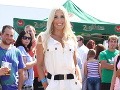 Monika Haklová si podujatie užívala. Monika Haklová si podujatie užívala.