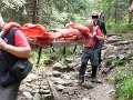 Starší poľskí horolezci uviazli pod Čiernym štítom: Zachraňovali ich Slováci