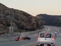 Motorkár odkopol na diaľnici Motorkár odkopol na diaľnici