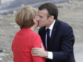 Macron sa v Berlíne stretol s Merkelovou: Zhodli sa na nutnosti spoločných návrhov obnovy EÚ
