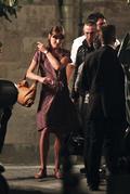 Carla Bruni-Sarkozy pri nakrúcaní filmu Midnight in Paris 