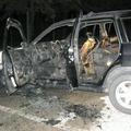 Jeep zhorel takmer do tla