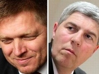 Robert Fico a Béla Bugár Robert Fico a Béla Bugár