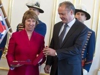Kiska udelil vyznamenanie Catherine Ashtonovej Kiska udelil vyznamenanie Catherine Ashtonovej