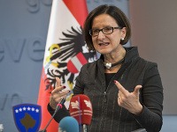 Rakúska ministerka vnútra Johanna Miklová-Leitnerová Rakúska ministerka vnútra Johanna Miklová-Leitnerová