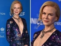 Nicole Kidman prekvapila šatami s odvážnym výstrihom. Nicole Kidman prekvapila šatami s odvážnym výstrihom.
