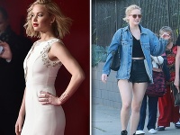 Dve tváre Jennifer Lawrence. Dve tváre Jennifer Lawrence.
