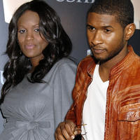 Usher a manželka Tameka Foster Usher a manželka Tameka Foster