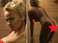 Pamela Anderson sa pred kamerami predviedla v plnej kráse. Pamela Anderson sa pred kamerami predviedla v plnej kráse.