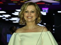 Evita Urbaníková počas večera doslova žiarila. Evita Urbaníková počas večera doslova žiarila.