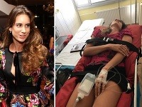 Iveta Tkáčová skončila na nosidlách. Iveta Tkáčová skončila na nosidlách.