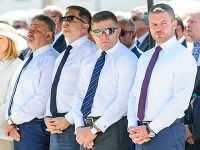 Peter Pellegrini, Robert Fico, Peter Kažimír a Ján Richter Peter Pellegrini, Robert Fico, Peter Kažimír a Ján Richter
