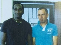 Ibrahim Maiga a Dominik Hrbatý Ibrahim Maiga a Dominik Hrbatý
