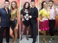 Daniela Hantuchová, Silvia Lakatošová a Lenka Vavrinčíková so svojimi tanečnými partnermi Daniela Hantuchová, Silvia Lakatošová a Lenka Vavrinčíková so svojimi tanečnými partnermi