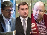 Názory na koncesionárske poplatky sa rôznia. Na snímke zľava Marek Maďarič, Andrej Danko a Jaroslav Rezník. Názory na koncesionárske poplatky sa rôznia. Na snímke zľava Marek Maďarič, Andrej Danko a Jaroslav Rezník.