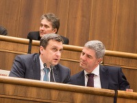 Béla Bugár a Andrej Danko Béla Bugár a Andrej Danko