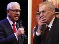 Jiří Drahoš a Miloš Zeman Jiří Drahoš a Miloš Zeman
