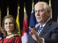 Rex Tillerson a Chrystia Freeland Rex Tillerson a Chrystia Freeland