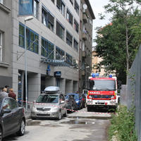 �nik plynu na Lehotsk�ho ulici