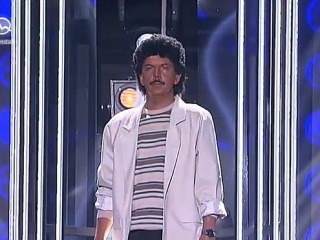 Andrej Bičan ako Lionel Richie.