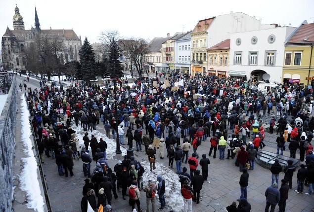 Protest Gorila v Košiciach