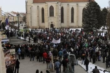 Protest Gorila v Prešove