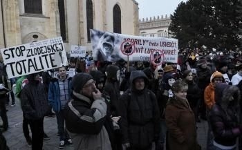 Protest Gorila v Prešove