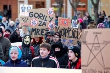 Protest Gorila v Trenčíne