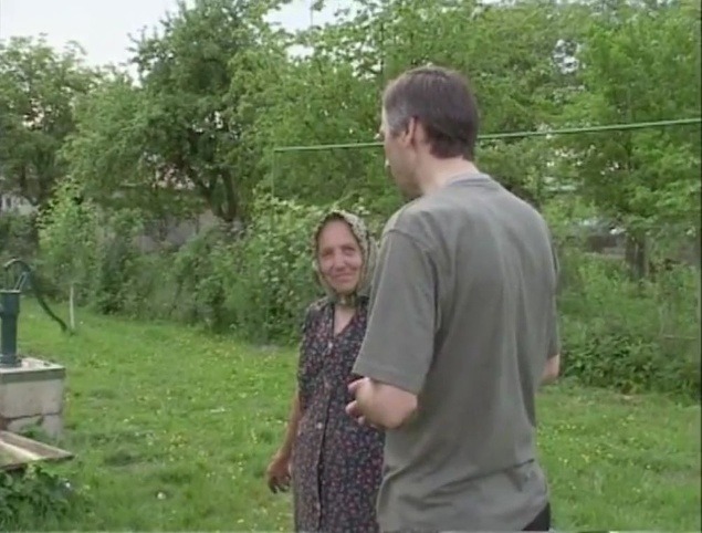 Ján Figeľ s mamou Annou v roku 2001