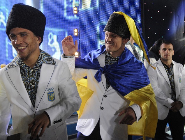 Ceremoniál svojím oblečením určite osvieži ukrajinská výprava.
