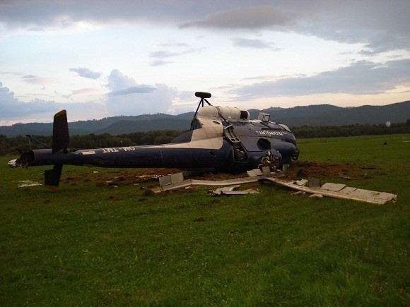 Havária vrtuľníka v Poprade: