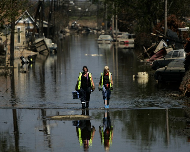 FOTOREPORTÁŽ Ničivý hurikán Katrina: