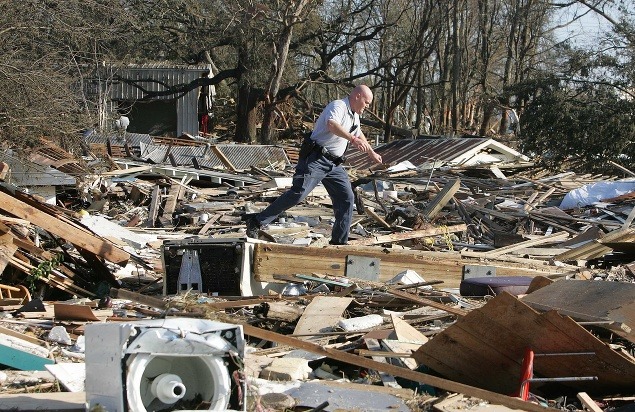 FOTOREPORTÁŽ Ničivý hurikán Katrina: