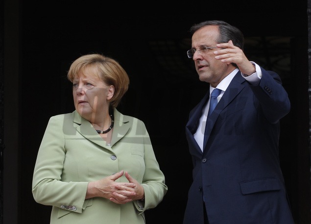 Zelená Merkelová: V Aténach dôvod na úsmev nemala