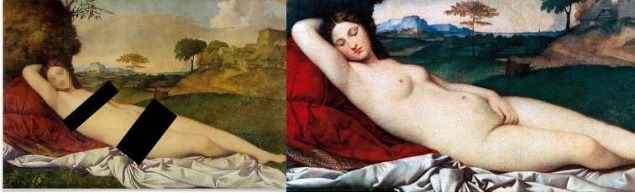 Giorgineho Spiaca Venuša by bez cenzúry tiež neprešla