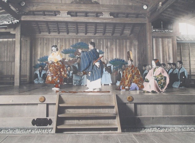 Tradičné japonské divadlo.