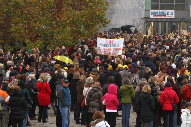 Štrajk v Bratislave