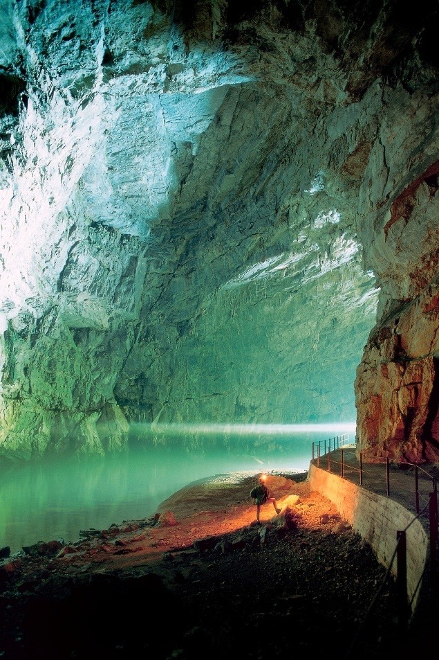 Jaskyňa Planinska jama, 1997.