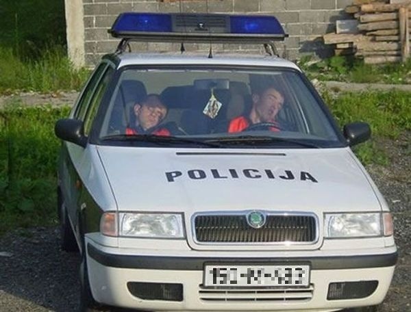 Najlepšie policajné fotky: Prichytení