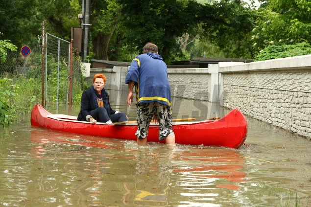 Povodne v Bratislava 