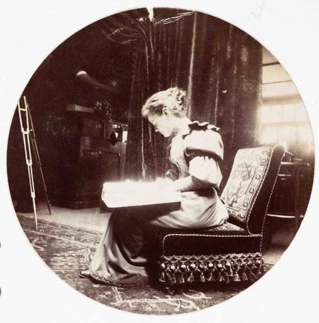 Čítajúca žena, asi 1890.