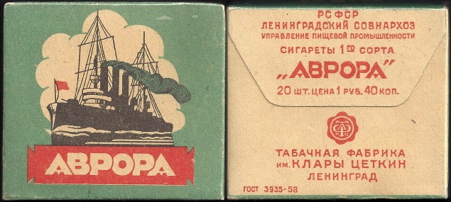 Aurora - Sovietsky zväz okolo roku 1960.