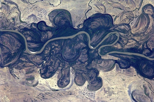 Rieka v Kazachstane.
