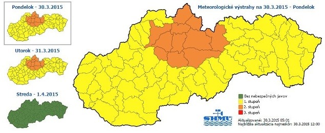 Slovensko zasiahlo strašné počasie: