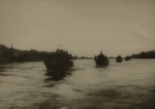 Dunajská vojenská flotila v akcii