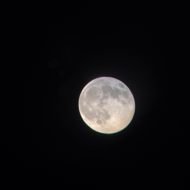 Františkova fotografia mesiaca nad Veľkou Čalomijou